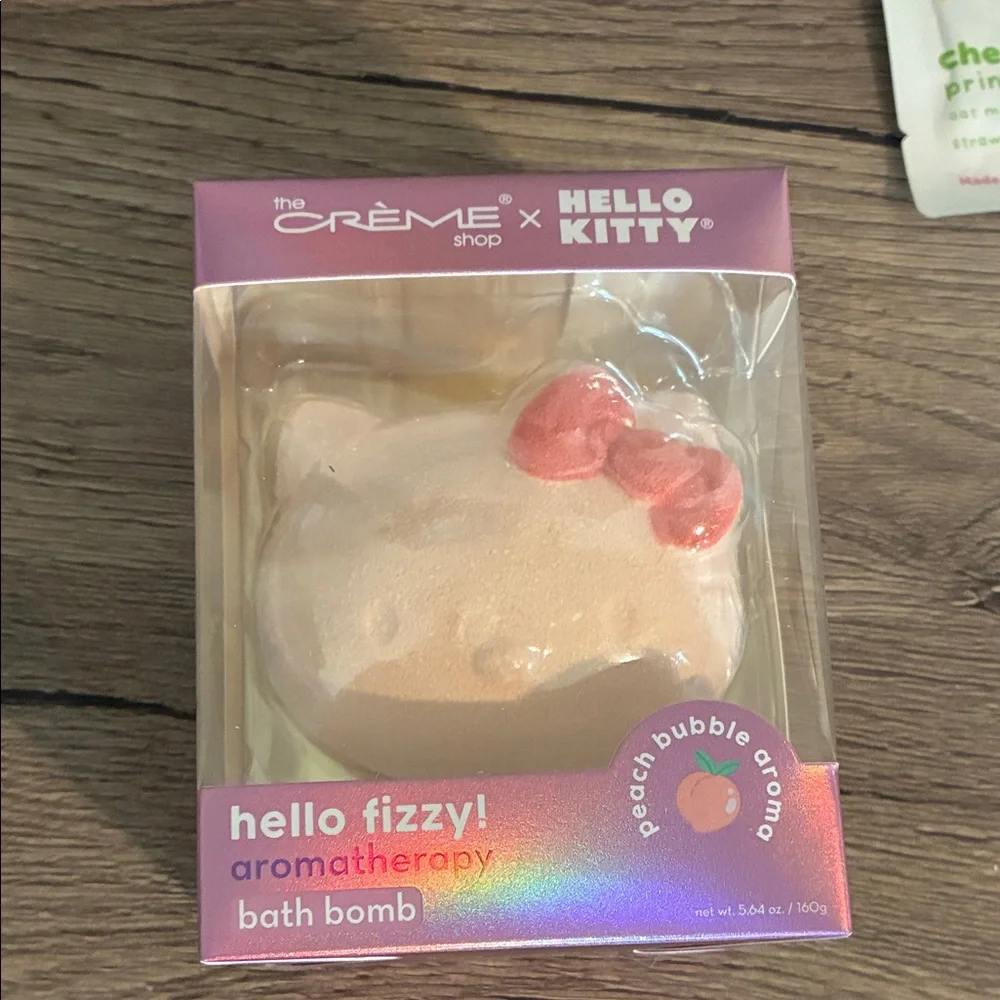 Hello Kitty Self Care Bundle 💖 Sleep Mask + Bath Bomb + Face Mask Gift Set